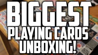 Biggest Playing Cards Unboxing On Youtube Over 100 Playing Cards! [HD}