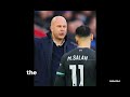Conversation before Arne Slot dropped Mo salah #mosalah #arneslot #fyp #liverpoolfc #skyfall