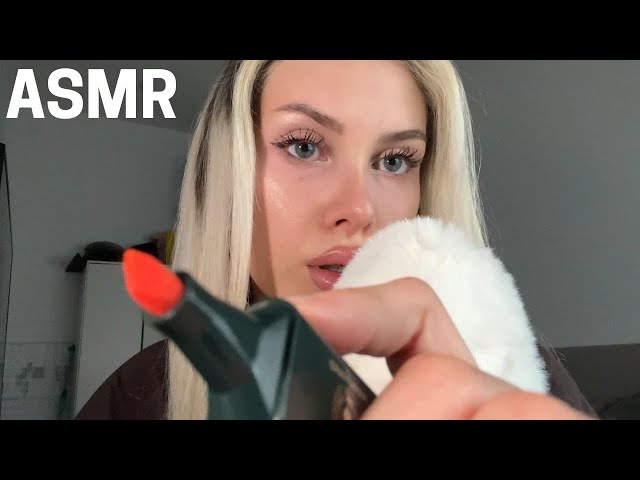ASMR - inaudible whisper & visual triggers *no talking*