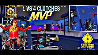 WOW!!1 VS 4 CLUTCHES 😱 BEST MOMMENT #pubg #pubgmobile #gaming #pubglover #pubgfunny #pubgm