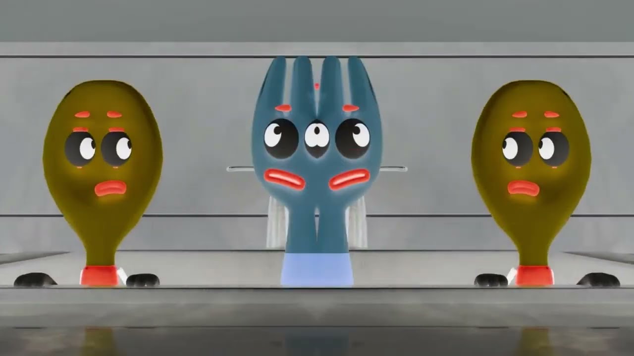 D'Billions/Uh-ooh! Fork.. Run Fast!😆| Funny Sparta Pitch Sponsored By Klasky Csupo 2001 Effects