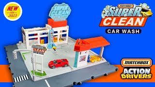 Matchbox Action Drivers Super Clean Car Wash Playset with Lights and Sounds (new for 2023)