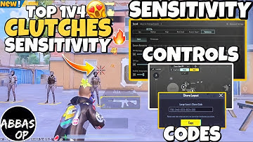NEW UPDATE 2.5.0 !! BEST SENSITIVITY CODE + CONTROL SETTINGS PUBG MOBILE/BGMI | BEST 4 FINGER