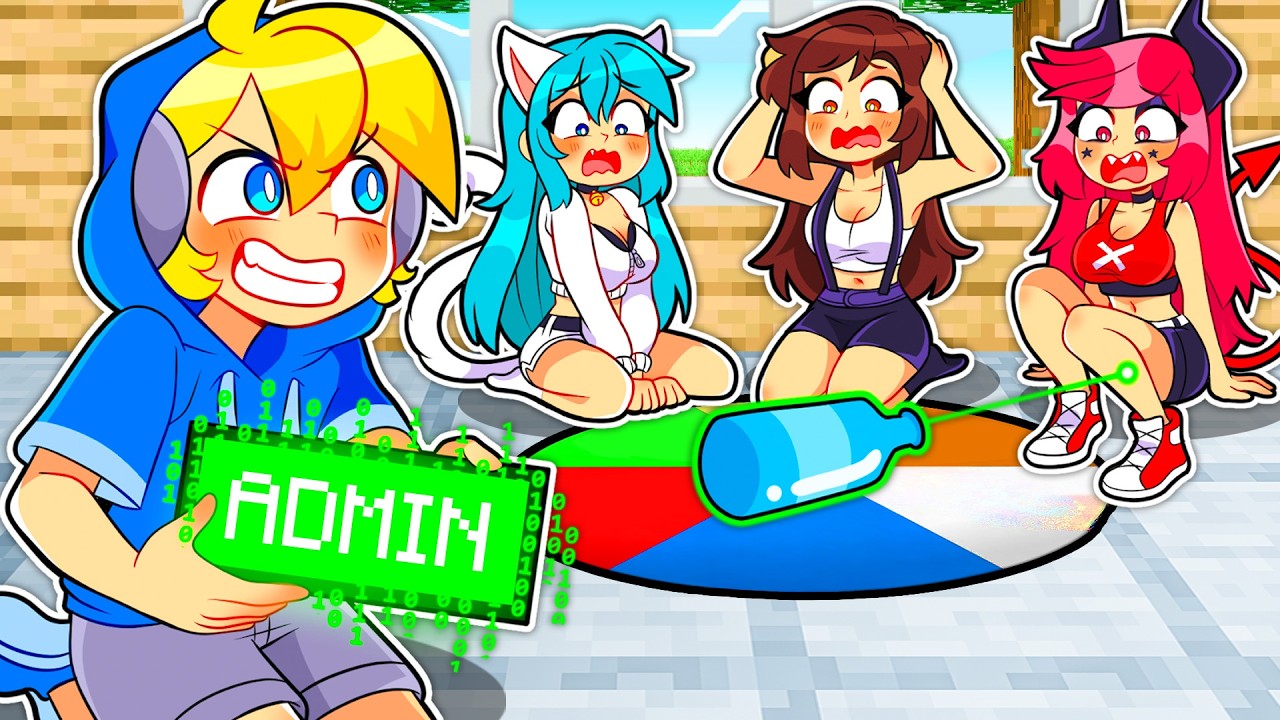 Uso Le HACK per il GIOCO DELLA BOTTIGLIA Su Minecraft!