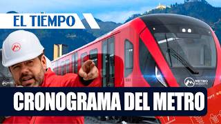 Official Bogota Metro schedule testing and opening date EL TIEMPO