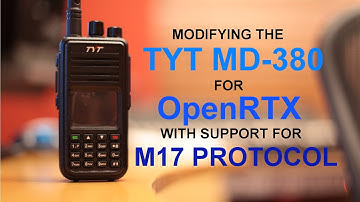 TYT MD-380 Hardware Modification for OpenRTX and M17 Protocol