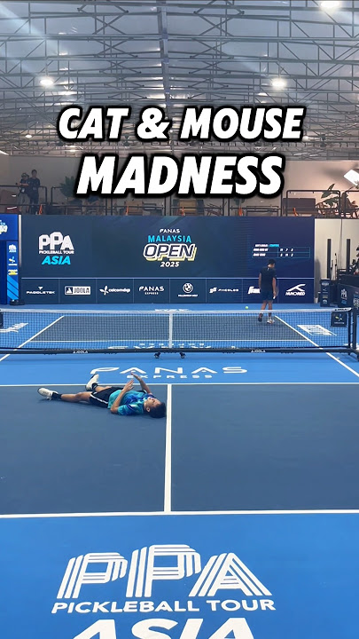 Incredible pickleball Cat & Mouse Chase in PPA Asia Tour Panas Malaysia Open #pickleball #ppatour