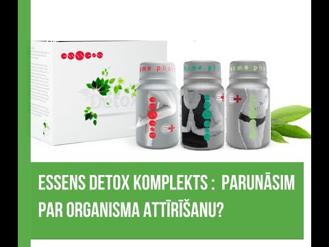 Esssens Detox komplekts:parunāsim par organisma attīrīšanu?