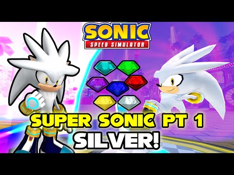 Unlocking Silver the Hedgehog in Sonic Speed Simulator! (Chaos Emerald Locations)