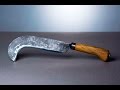 Making a hand forged billhook