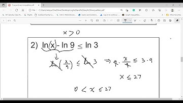 Solving exponential and logarithmic inequalities