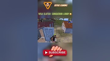 1V4 CLUTCH | Conqueror Lobby | PUBG MOBILE  #shorts #pubgmobile #status #pubg #ipad #bgmi #reflex