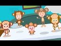 Five Little Monkeys Jumping On The Bed | Nursery Rhymes For Kids | Children Song