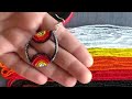Sead bead wire earring tutorial with english expression Tel Küpe Yapımı part 3