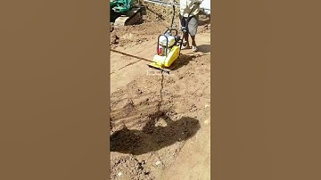 Power Through Projects with the Plate Compactor! 🚧💪