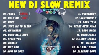 NEW DJ SLOW REMIX TOP TRENDING VIRAL 2024 | DJ TIKTOK SLOW TERBARU FULL BASS | DJ FADED x HOLD ON