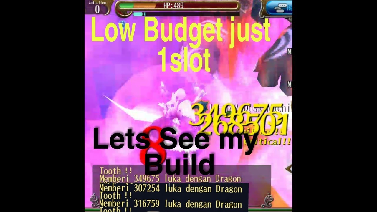 Low Budget High Damage Build Halberd - Toram Online
