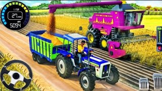 Indian Farming Transport Walkthrough - Real Tractor Driving Simulator 2026 - Android Gameplay 