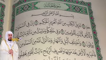 سعد الغامدي - سورة الجاثية (45) بجودة عالية - Saad Al Ghamdi - Surah Al-Jathiya [45]