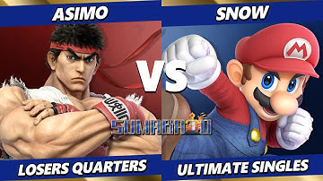 Sumabato 62 TOP 8 - Asimo (Ryu) Vs. Snow (Mario) Smash Ultimate - SSBU