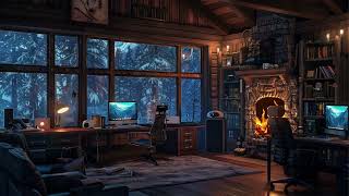 Fireplace Ambience 🔥 Burning Fireplace with Crackling Fire Sounds for Relaxation | 24 Hours