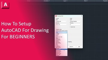 Settings In AutoCAD You NEED To Set Before You Draw!