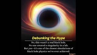 Debunking the Black Hole Hype: What Really Happened!