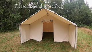 Wall Tent Set up - Pros and Cons (Northwest Wall Tents)