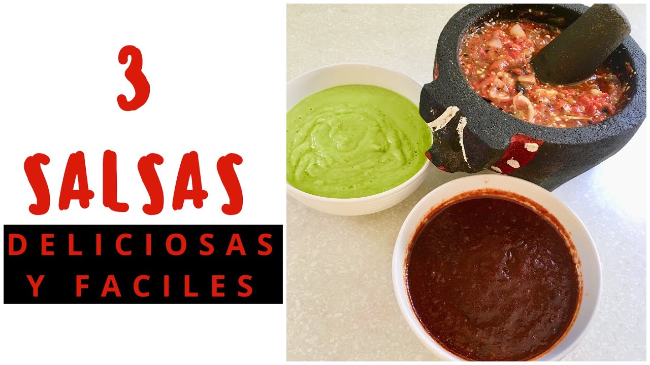 RECETAS DE 3 SALSAS CASERAS By Visan YouTube