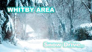This Road Turns Into A Snow Tunnel - Whitby Area Snow