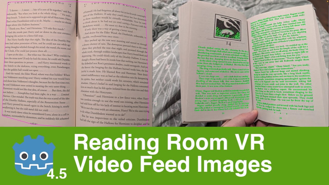 Reading Room VR - OCR on Quest Camera Images - YouTube