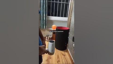 Ping pong ball experipent