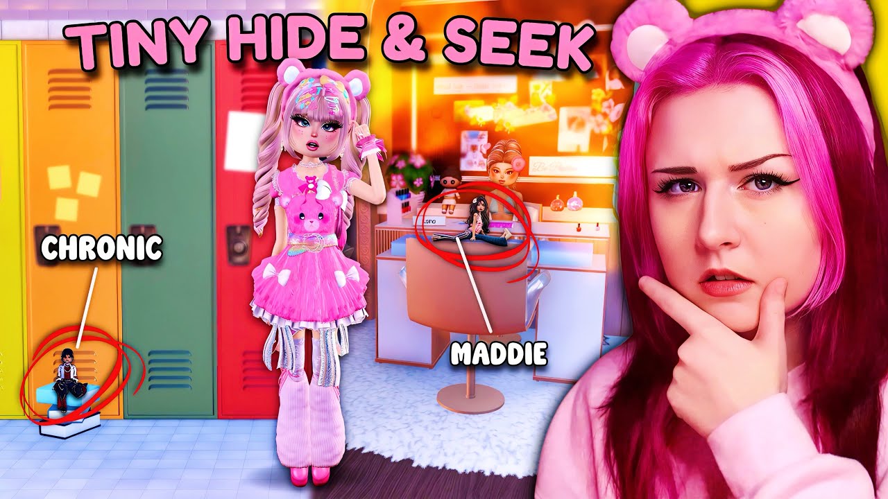 WE Played HIDE AND SEEK BUT Every ROUND We Get SMALLER... | ROBLOX Dress to Impress