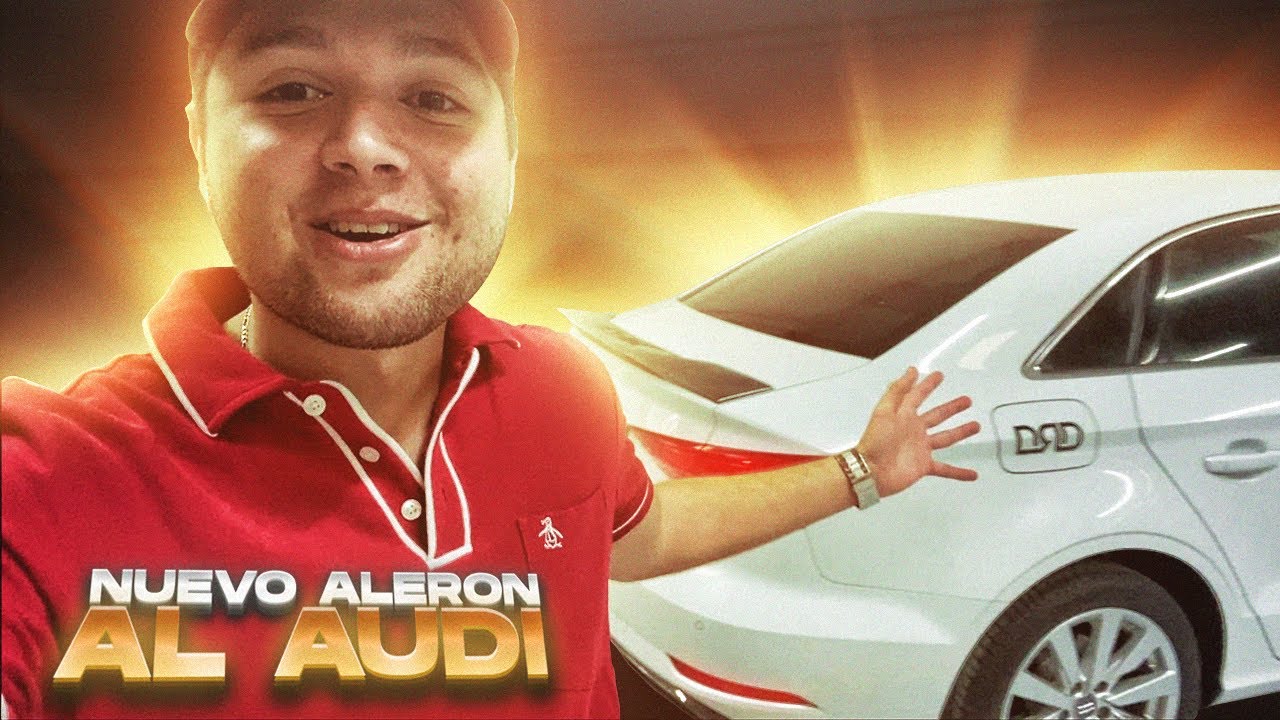 NUEVO ALERON DE FIBRA DE CARBONO A MI AUDI!!! | Diego Romero