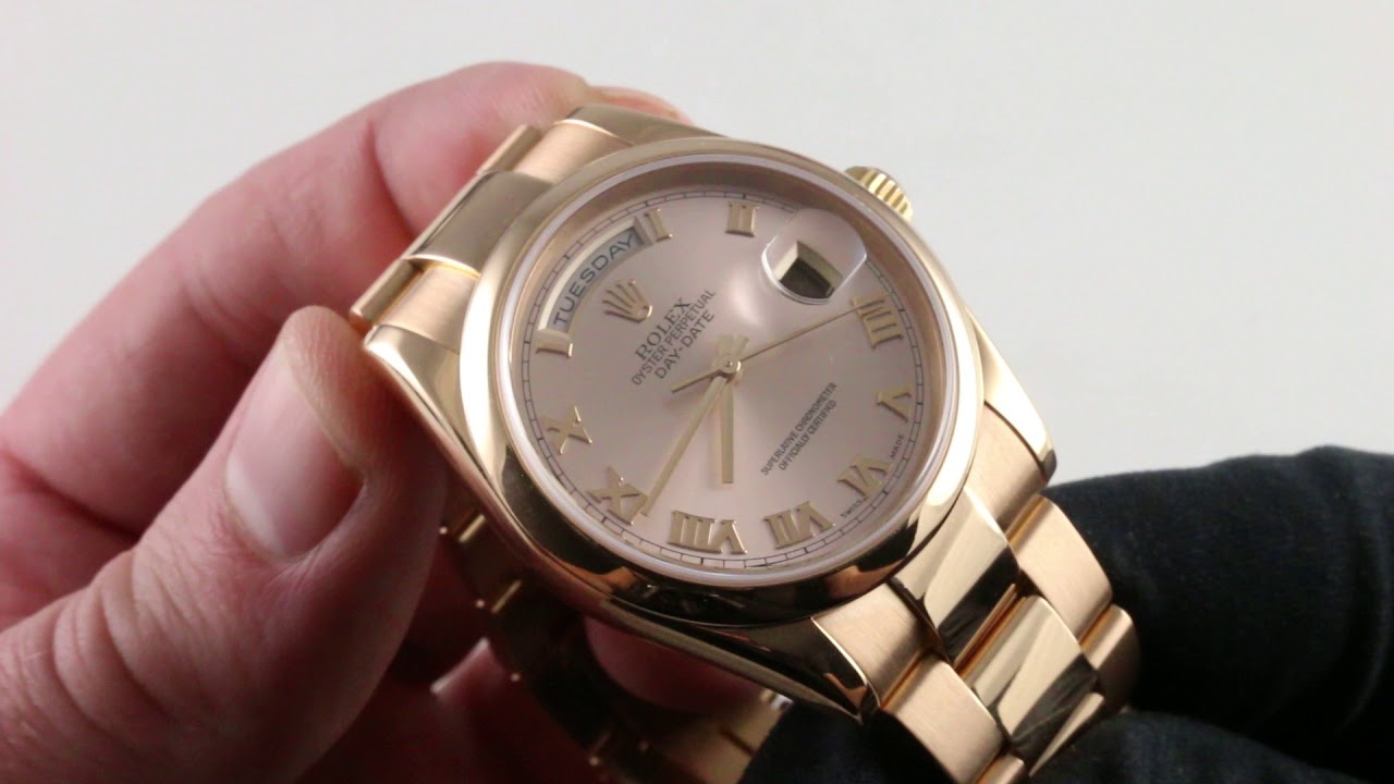 rolex day date 118205