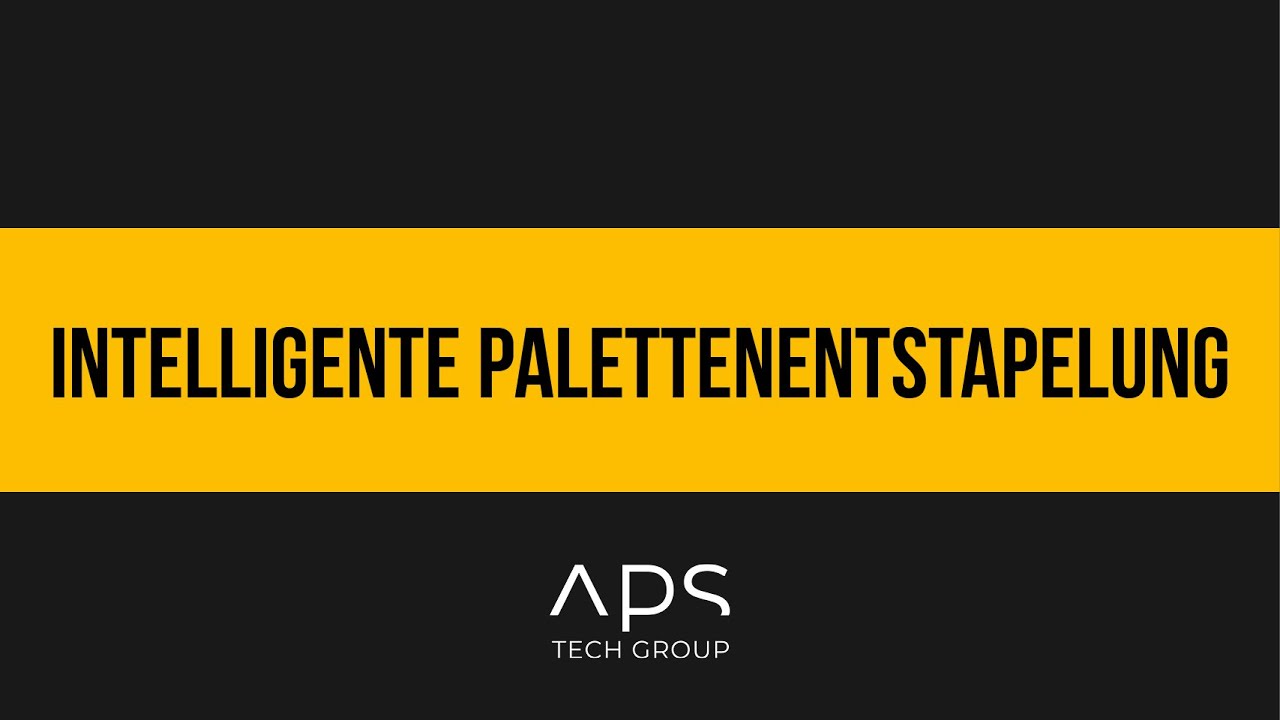 Smart Pallets destacking / Intelligente Palettenentstapelung