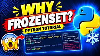 What is Frozenset in Python | Immutable Set | Python Tutorial for Beginners