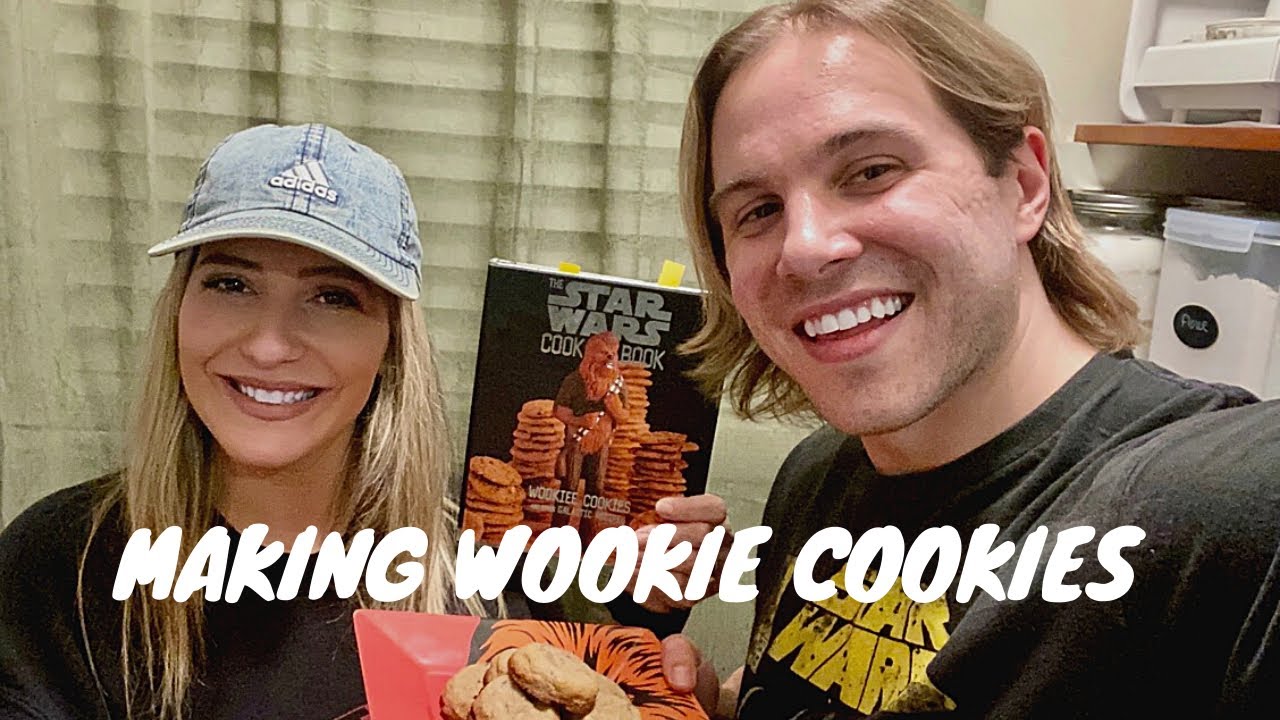 Making Star Wars Wookie Cookies From The Star Wars Cookbook At Home
