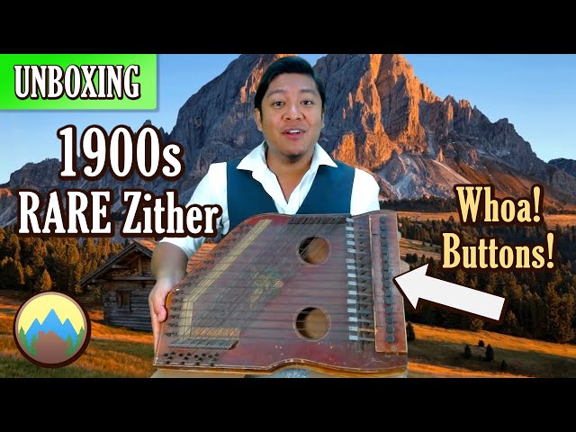 Unboxing an extremely RARE 1900s Mechanical Zither