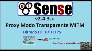 Video #11: Pfsense 2.4.3 Squid SquidGuard Modo Transparente Filtrado HTTP HTTPS