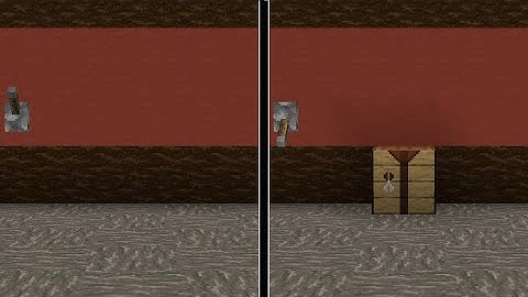 Hidden Crafting Table Tutorial | Minecraft Tutorial