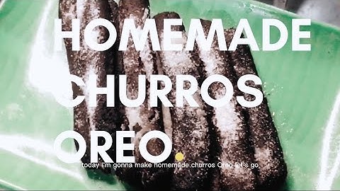 Procedure Text ll how to make Homemade Churros Oreo