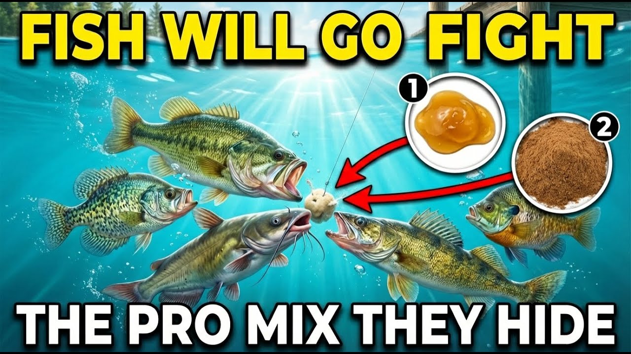 Mix these 2 ingredients and the fish will fight for your bait!