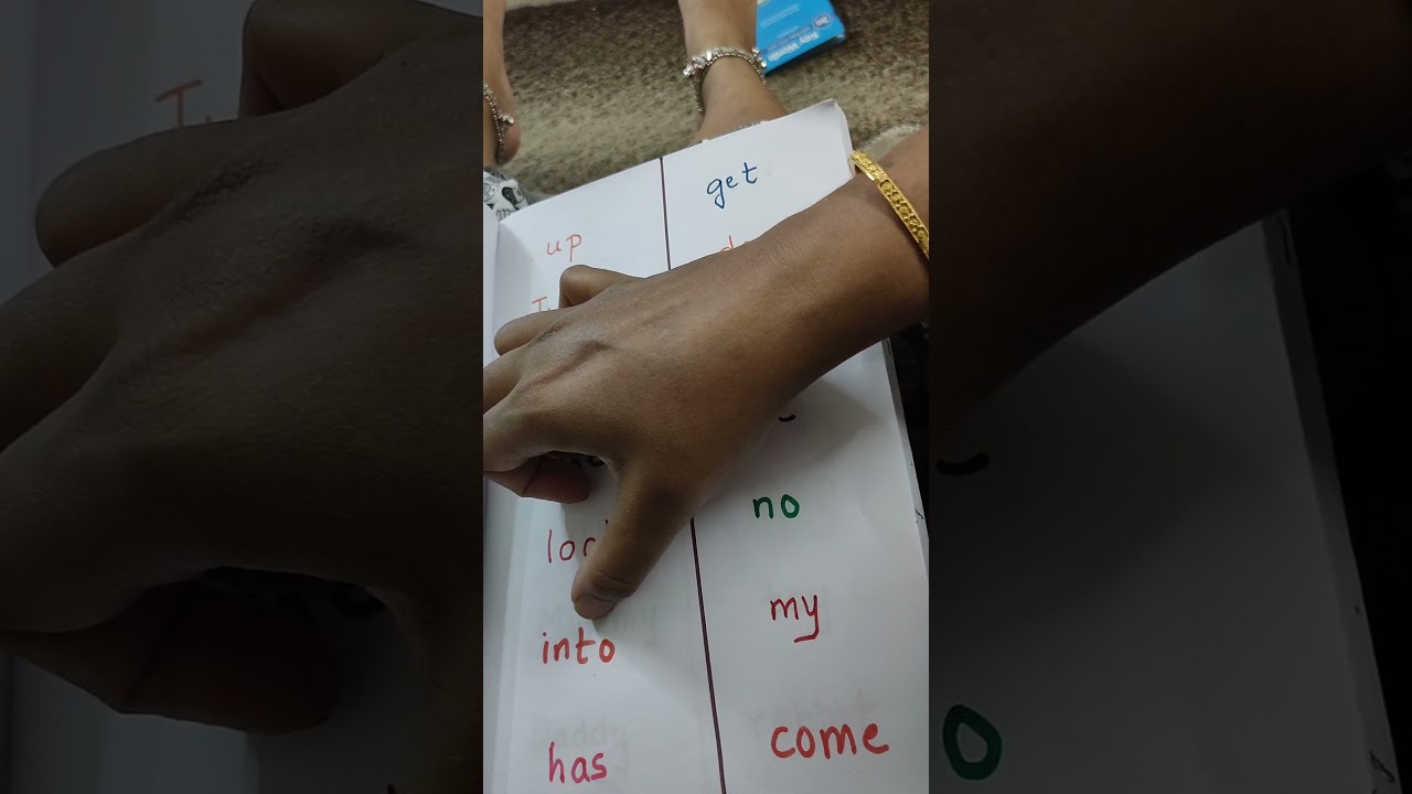 just for fun! reading by 4 yr old