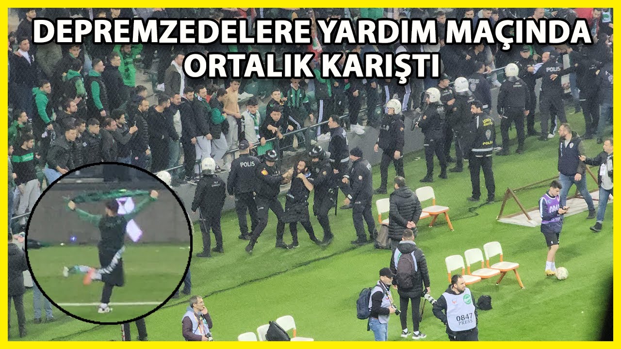 Kocaelispor ile Sakaryaspor Taraftarları Arasında Kavga