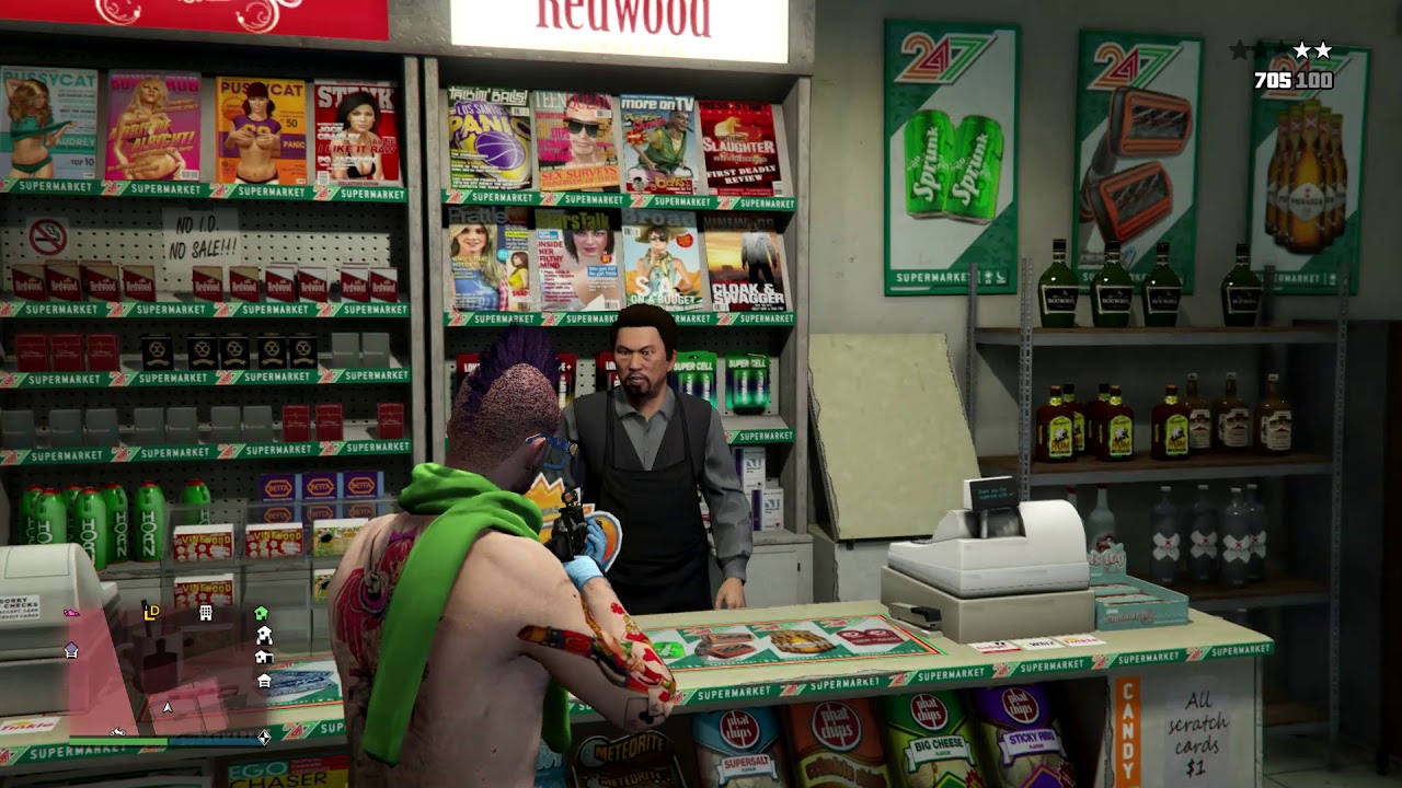 How to properly rob a store in gta online - YouTube