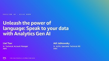 AWS Summit Tel Aviv 2024 - Power of Language: Speak to your Data with Analytics GenAI (DEM304)