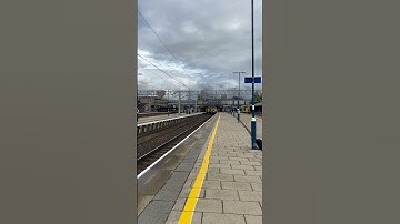 Class 47 leaving Stafford with some mega thrash!.