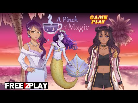 A Pinch of Magic ★ Gameplay ★ PC Steam [ Free to Play ] visual novel game 2021 ★ HD 1080p60FPS