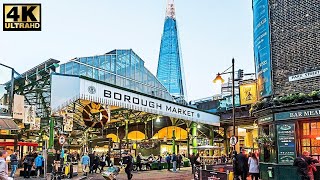 BOROUGH MARKET ? CHRISTMAS SHOPPING  LONDON 2020 - 4K